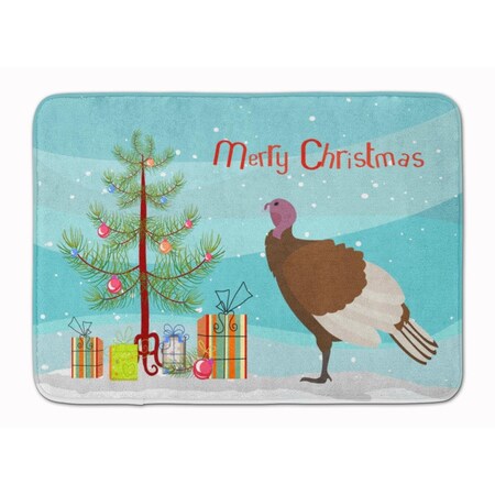 Carolines Treasures Bourbon Red Turkey Hen Christmas Machine Washable Memory Foam Mat BB9349RUG